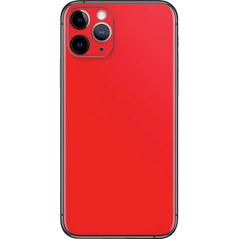 Red Solid iPhone 11 Pro Skin